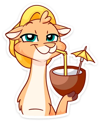 Camel Ray 👉 @Stickergram 👈 Верблюд Лучик sticker 9