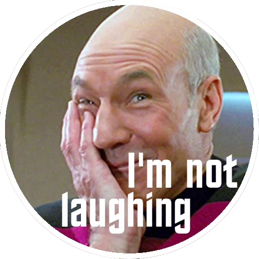 Captain Picard of the Starship Enterprise sticker 11