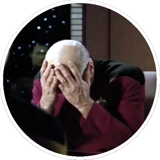 Captain Picard of the Starship Enterprise sticker 4