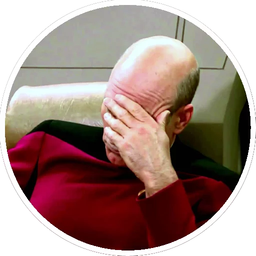 Captain Picard of the Starship Enterprise sticker 5
