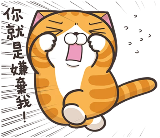 臭跩貓愛嗆人8-白爛貓超有事 sticker 11