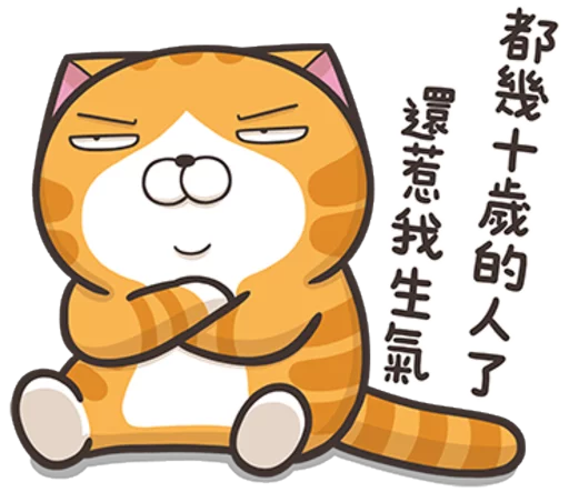 臭跩貓愛嗆人8-白爛貓超有事 sticker 6