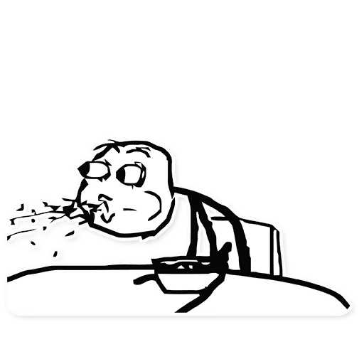 Cereal Guy sticker 2