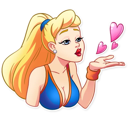 Cheerleader Girl sticker 2