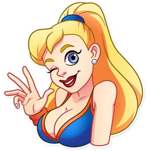 Cheerleader Girl sticker 5