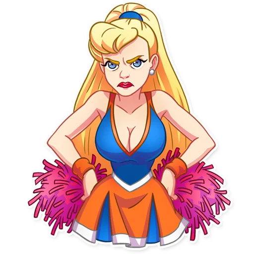 Cheerleader Girl sticker 9