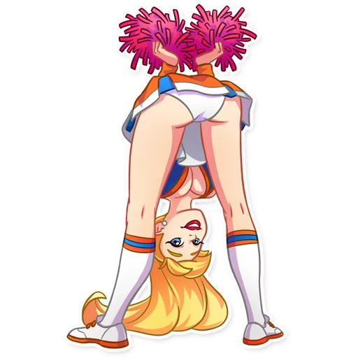 Cheerleader Girl sticker 10