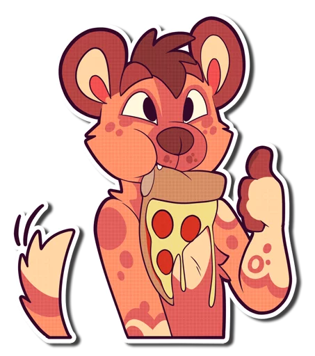 Cinnamon Wild Dog Telegram sticker pack