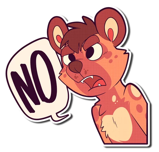 Cinnamon Wild Dog sticker 2