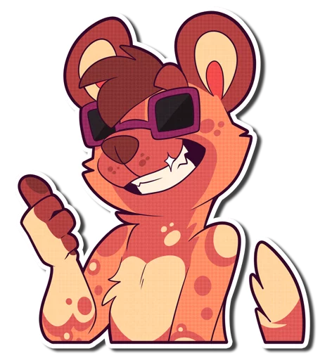 Cinnamon Wild Dog sticker 12