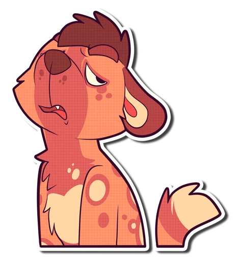 Cinnamon Wild Dog sticker 4