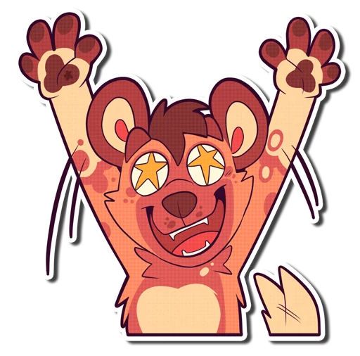 Cinnamon Wild Dog sticker 6