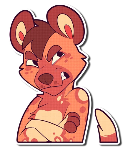 Cinnamon Wild Dog sticker 7