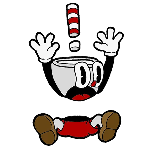 Cuphead sticker 2