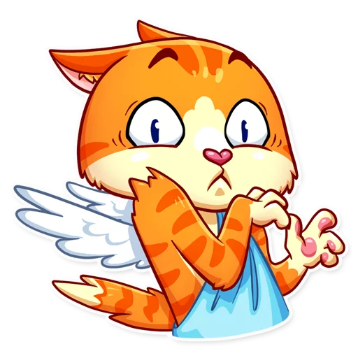 Cupid Cat sticker 4