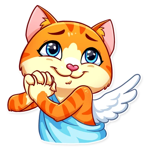 Cupid Cat sticker 9