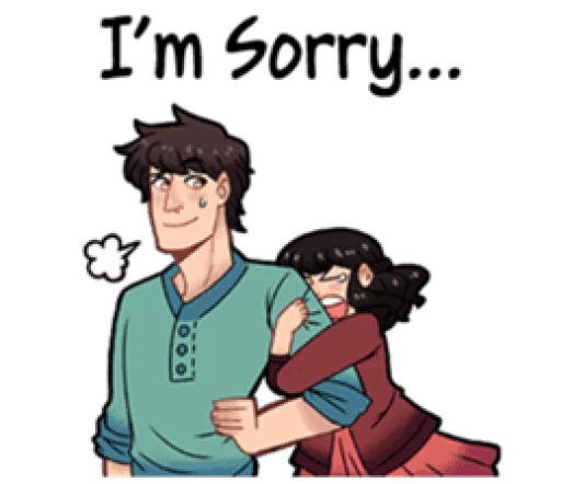 Lovely sweet and happy couple sticker 2