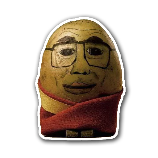 dalai lama (Old Bald Donkey) sticker 8