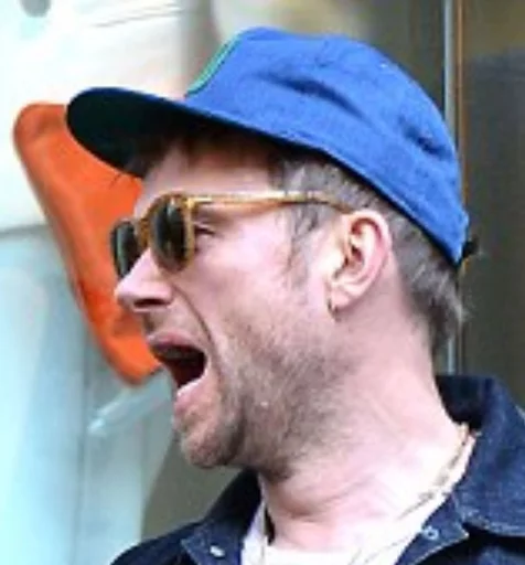 Damon Albarn is a living meme sticker 9