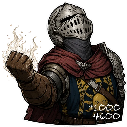 Dark Souls sticker 3