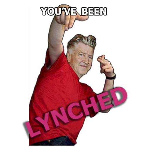 David Lynch Telegram sticker pack