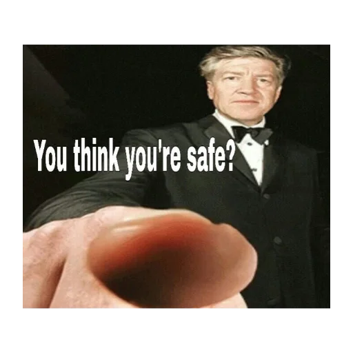 David Lynch sticker 6