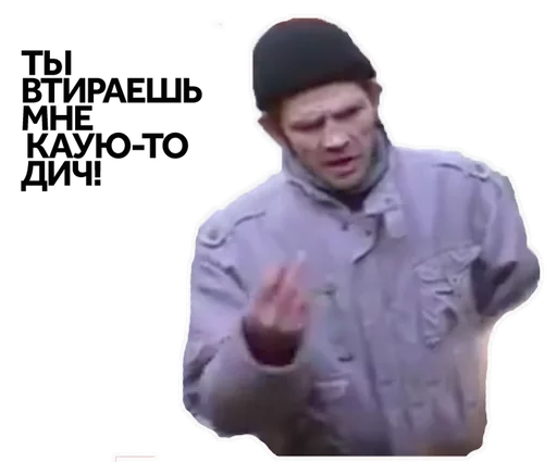 Ты мне втираешь какую-то дичь sticker 8
