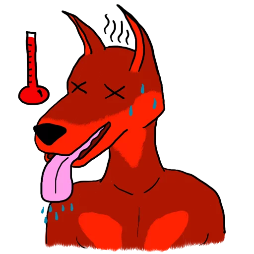 Doberman sticker 2