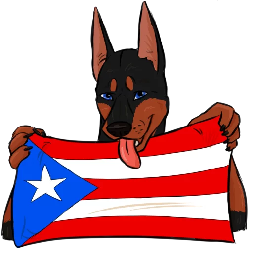 Doberman sticker 12