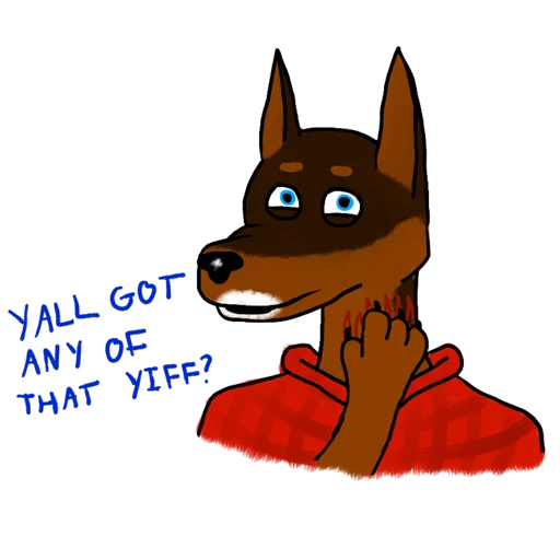 Doberman sticker 4