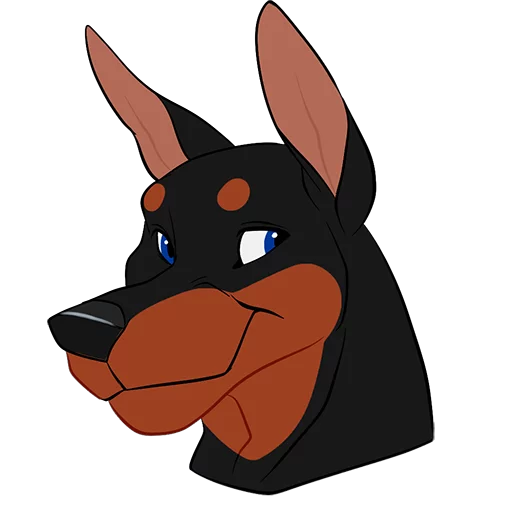 Doberman sticker 6