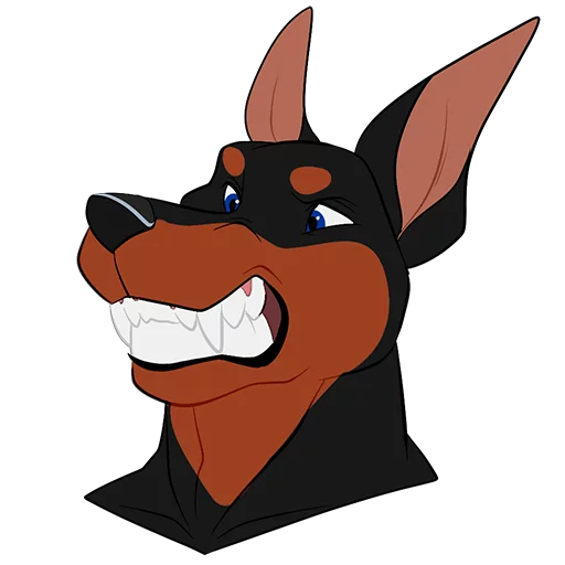 Doberman sticker 7