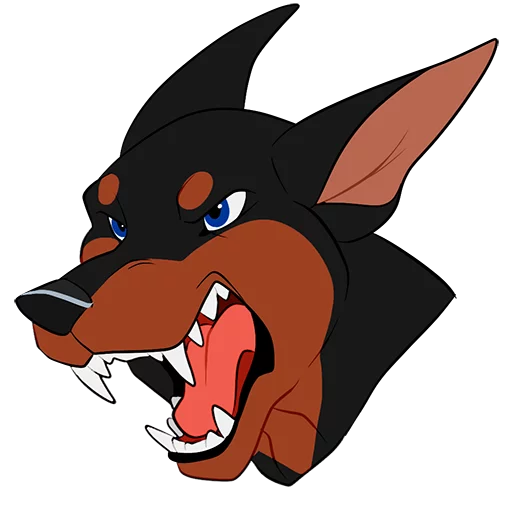 Doberman sticker 8