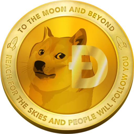 Dogecoin sticker 9
