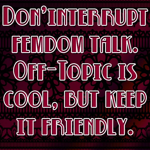 Femdom Rules sticker 4