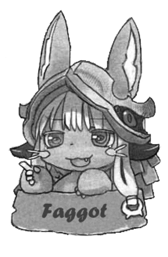 Furry Bunny Fluffy Belly sticker 2