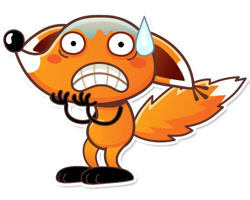 Ticky the Fox sticker 4