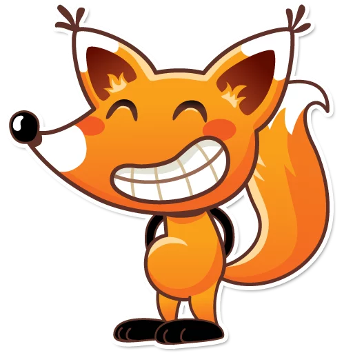 Ticky the Fox sticker 6