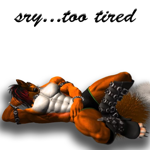 Furry hot Studs sticker 2