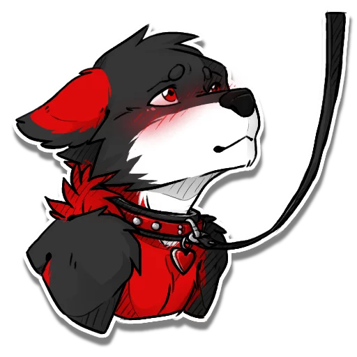 Fyrien the Fire Wolf sticker 12