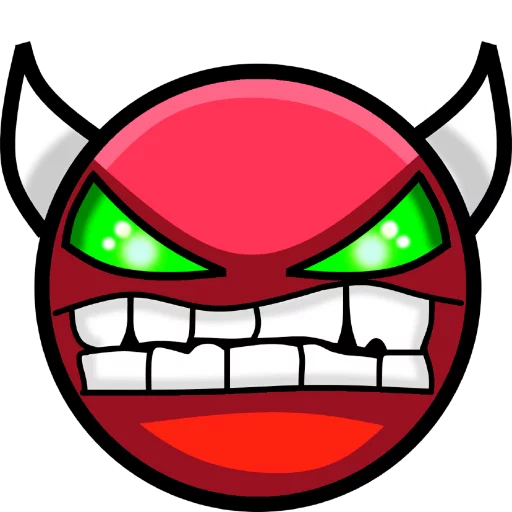 Geometry Dash Icon Faces sticker 4