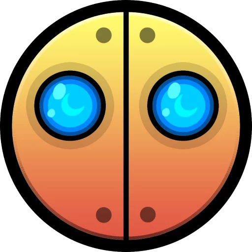 Geometry Dash Icon Faces sticker 7