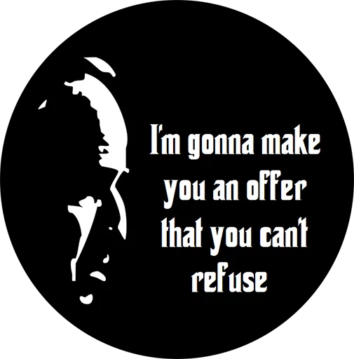 Godfather sticker 2