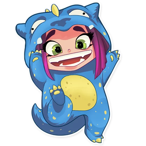 Haley Rawwrrr Telegram sticker pack