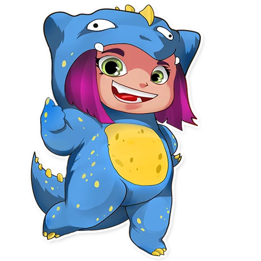 Haley Rawwrrr sticker 3