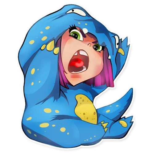 Haley Rawwrrr sticker 5