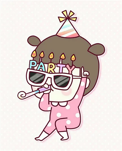 Happy-birthday-suny sticker 9