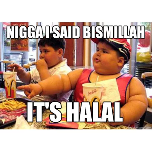 Halal and Haram sticker 2