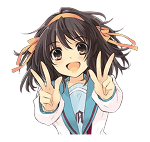 The Melancholy of Haruhi Suzumiya Telegram sticker pack