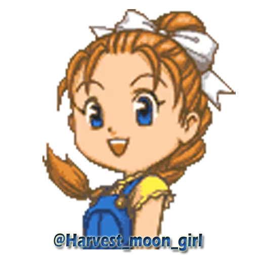 🌺Harvest moon girl🌺 Telegram sticker pack
